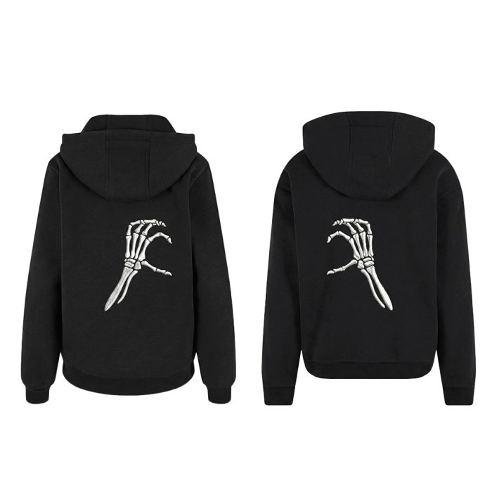 Bluzy dla par Rock Me Baby z haftem świecącym w ciemności