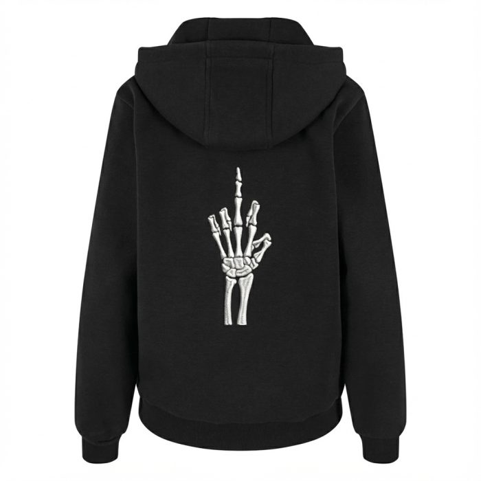 Damska bluza Fuck Bones z haftem świecącym w ciemności